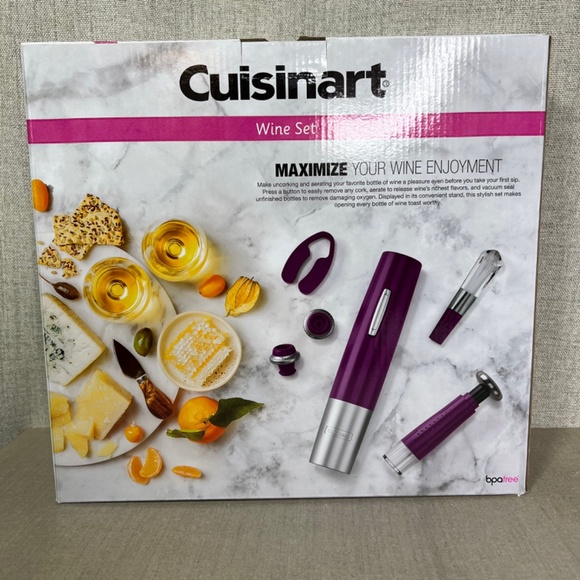 ❤️ Cuisinart Cordless Wine Opener Set with Aerator - Picture 6 of 10